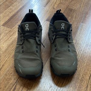 On Running Olive Green Sneakers